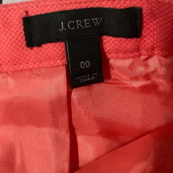 J. Crew Women’s Size 00 Pink Skirt - Picture 3 of 5
